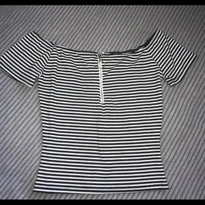 Off the shoulder crop top